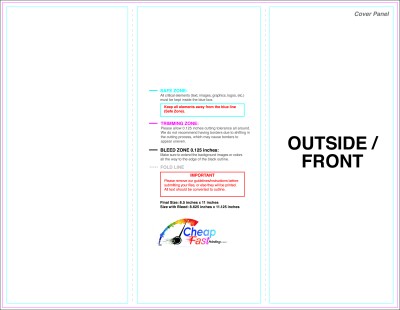 Brochure 8.5inx11in Trifold Outside