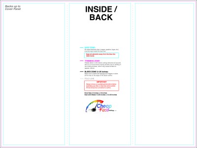 Brochure 9inx12in Trifold Inside