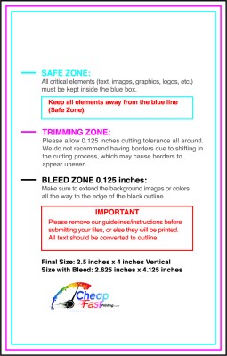 Color Copy 2.5inx4in V Download Template Guideline - Color Copies