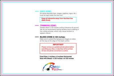 Color Copy 4inx6in H Download Template Guideline - Color Copies