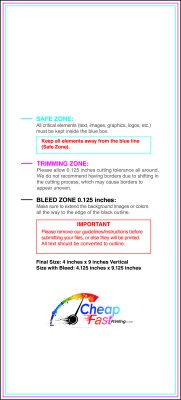 Color Copy 4inx9in V Download Template Guideline - Color Copies