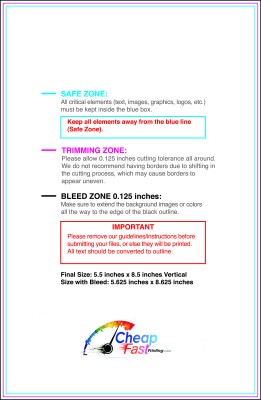 Color Copy 5.5inx8.5in V Download Template Guideline - Color Copies