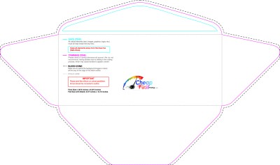 Envelope 3.875inx8.875in Inside