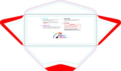 Envelope 3.875inx8.875in Outside