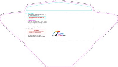 Envelope 4.125inx9.5in Inside