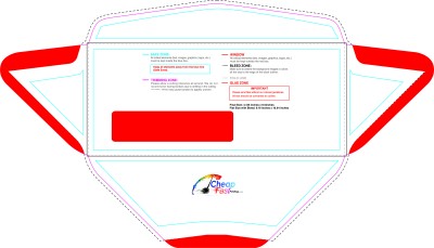 Envelope 4.125inx9.5in Window Outside