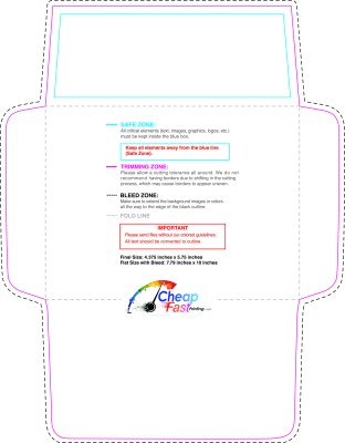 Envelope 4.375inx5.75in Inside