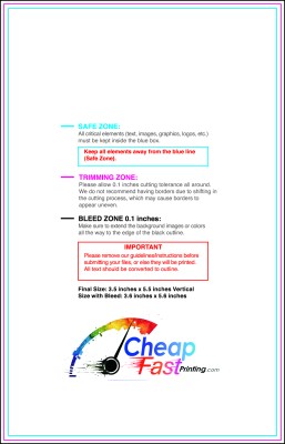 Postcard 3.5inx5.5in V