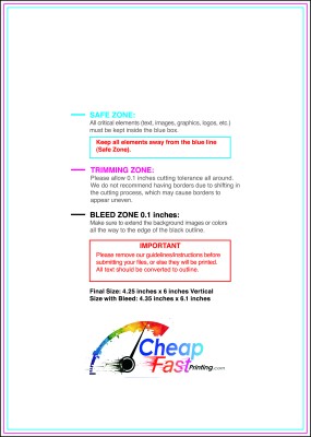 Postcard 4.25inx6in V