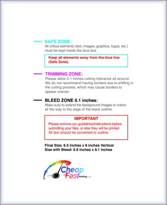 Postcard 6.5inx8in V