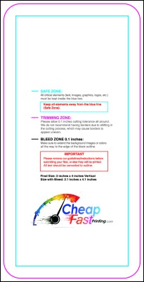 Postcard 2inx4in V Round