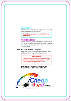 Postcard 3.5inx5in V Round