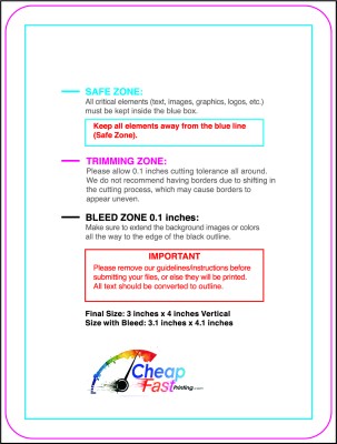 Postcard 3inx4in V Round