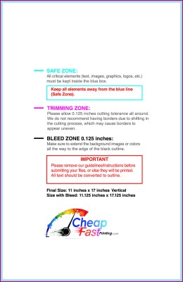 Posterwide 11inx17in V