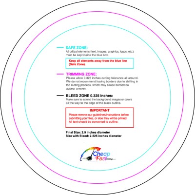 Sticker 2.5in Circle