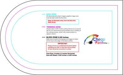 Sticker 2inx3.5in H Half Circle Back