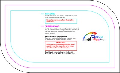 Sticker 2inx3.5in H Leaf Back