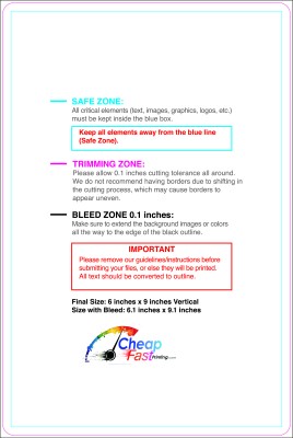 Sticker 6inx9in V Round