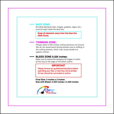 Sticker 2inx2in Square