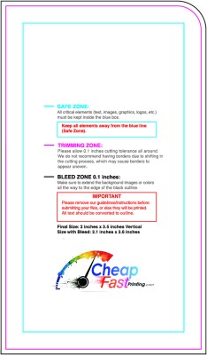 Sticker 2inx3.5in V Wink Back