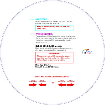 Yardsign Circle 23in