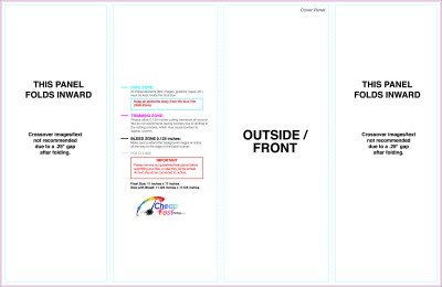 Brochure 11inx17in Closedgatefold Outside guideline preview