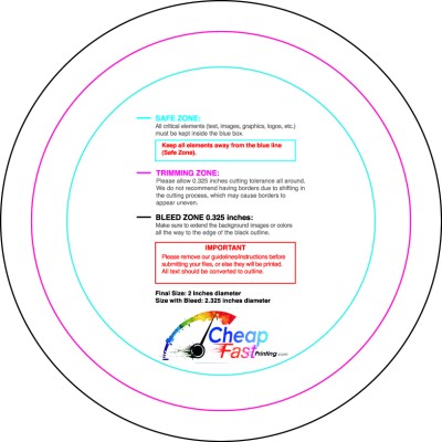 Template 2in Circle guideline preview