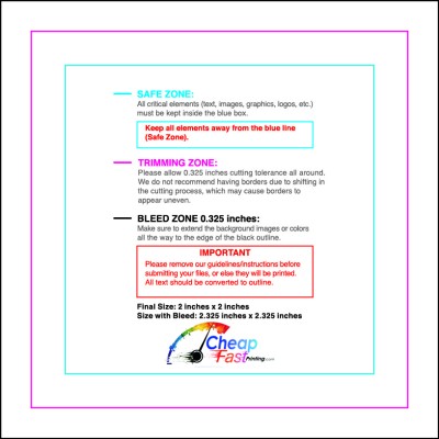 Template 2x2 Tile guideline preview