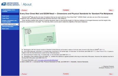 Eddm Usps Requirements guideline preview