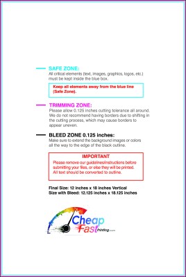Posterwide 12inx18in V guideline preview
